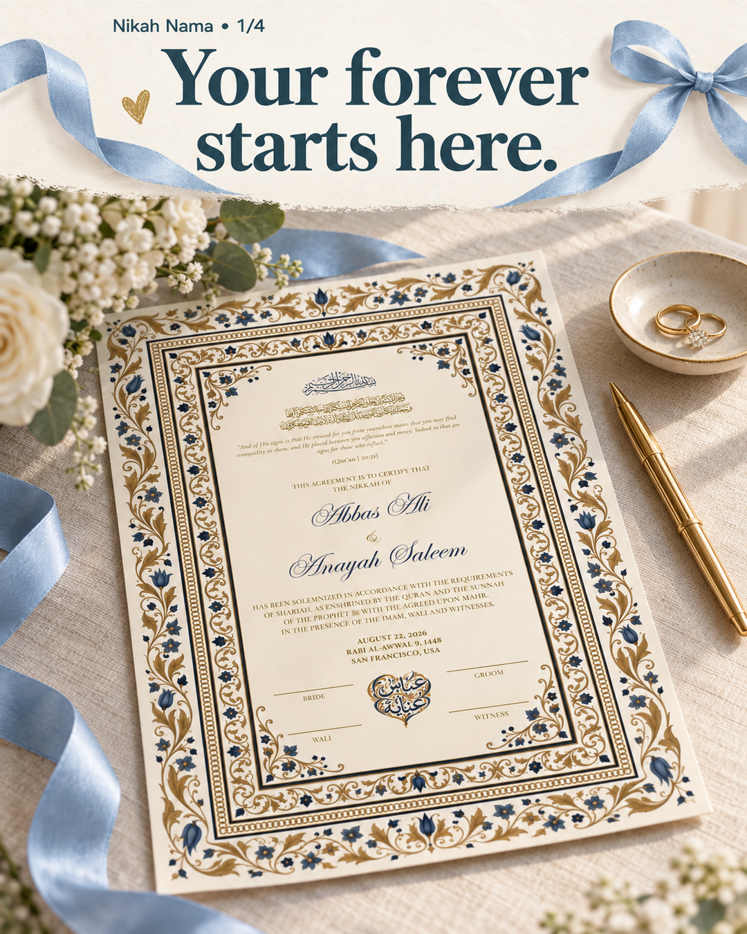 The Royal Nikah Nama Suite